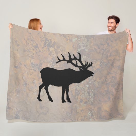 New Mexico Elk Fleecedecke (Beispiel)