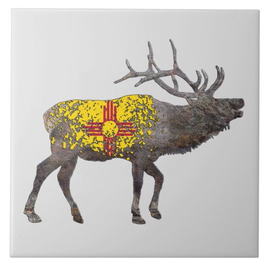 NEW MEXICO ELK FLIESE (Vorderseite)