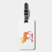 New Mexico Elk Gepäckanhänger (Vorderseite vertikal)