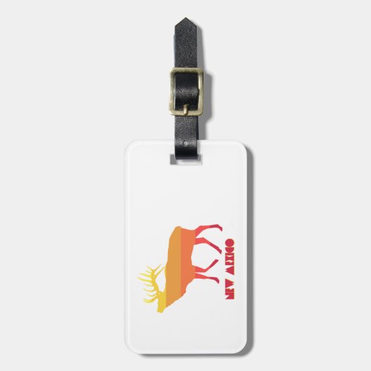 New Mexico Elk Gepäckanhänger (Vorderseite vertikal)