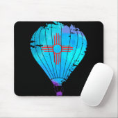 New Mexico Festival Hot Air Balloon Zia Gift Mousepad (Mit Mouse)