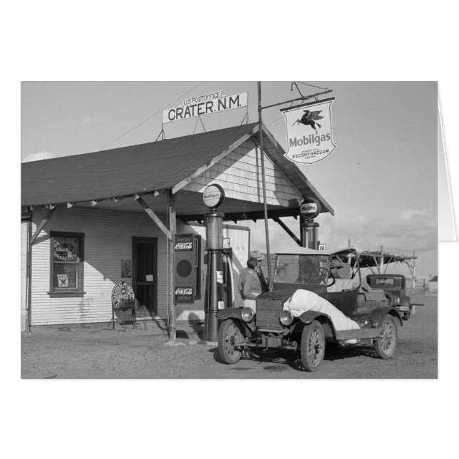 New Mexico Filling Station, 1936 (Vorderseite (Horizontal))