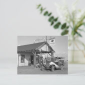 New Mexico Filling Station, 1936 Postkarte (Stehend Vorderseite)