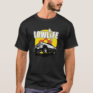 New Mexico Flag Chicano Cholo 3 Wheelin Mens Lowr T-Shirt
