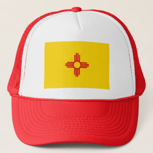 New Mexico Flag Hat Truckerkappe
