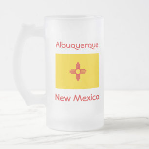 New Mexico Flag Map City Tasse