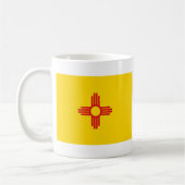 New Mexico Flag + Map Tasse (Links)