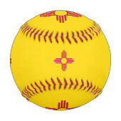 New Mexico Flag, New Mexico sport / Baseball Balls (Vorderseite)