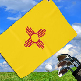 New Mexico Flag & New Mexico Staat USA Golf /sport Golfhandtuch