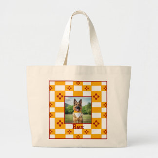 New Mexico Flag Red Zia Yellow Jumbo Stoffbeutel