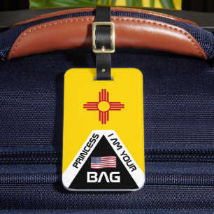 New Mexico Flag, Taschenmarken, Mexiko / Personali Gepäckanhänger