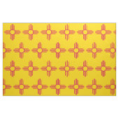 New Mexico Flag Zia Sun Muster Stoff (Fat Quarter (45,7 x 55,9 cm))