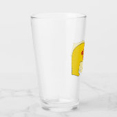 New Mexico Flaggenbär Glas (Rechts)