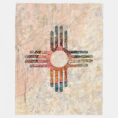 New Mexico Fleece Blanket (Vorderseite)