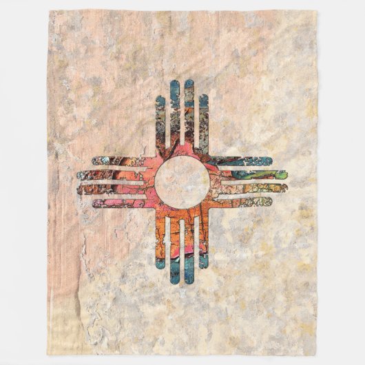 New Mexico Fleece Blanket (Vorderseite)