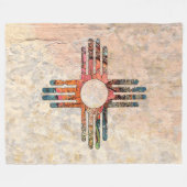 New Mexico Fleece Blanket (Vorderseite (Horizontal))