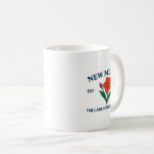 New Mexico Flower Premium Tri-blend  Kaffeetasse (VorderseiteRechts)