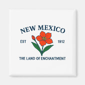 New Mexico Flower Premium Tri-blend Magnet (Vorne)
