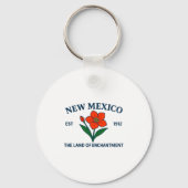 New Mexico Flower Premium Tri-blend Schlüsselanhänger (Vorderseite)