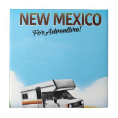 New Mexico "For Adventure" Reiseplakat Fliese (Vorderseite)