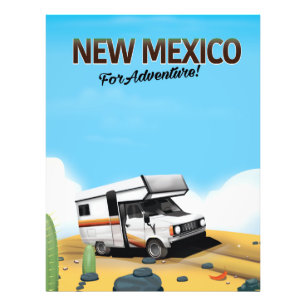New Mexico "For Adventure" Reiseplakat Fotodruck