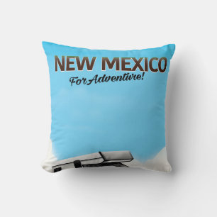 New Mexico "For Adventure" Reiseplakat Kissen