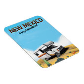 New Mexico "For Adventure" Reiseplakat Magnet (Rechte Seite)