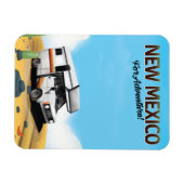 New Mexico "For Adventure" Reiseplakat Magnet (Horizontal)