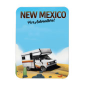 New Mexico "For Adventure" Reiseplakat Magnet (Vertikal)