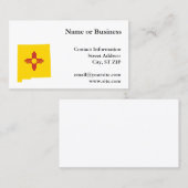 New Mexico Form Visitenkarte (Vorne/Hinten)