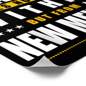 New Mexico - Funny D City Gift  Poster (Ecke)