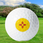New Mexico Golf Balls, State Flag / Patriots Golfball
