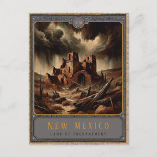 New Mexico Gothic Art Postkarte