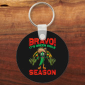 New Mexico Hatch Chile Season Mexican Green Chili Schlüsselanhänger (Vorderseite)