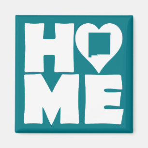 New Mexico Home Heart State Kühlschrankmagnet