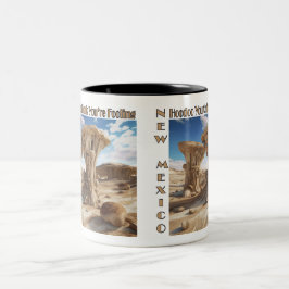 New Mexico Hoodoos Zweifarbige Tasse