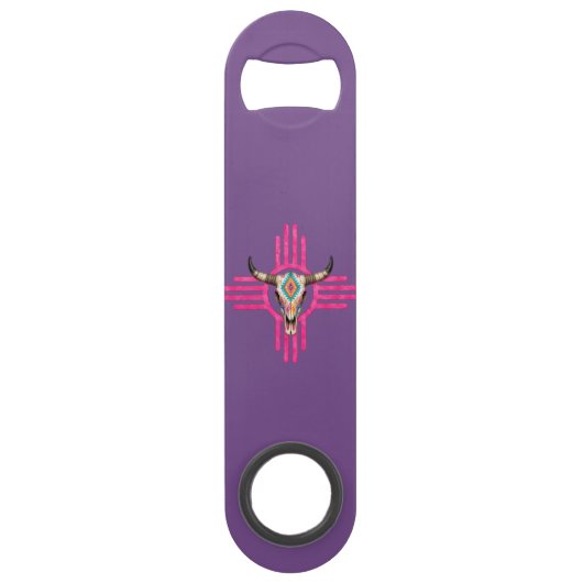 New Mexico Hot Pink Speed Flaschenöffner (Vorderseite)