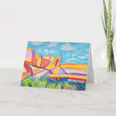 New Mexico Kitchen Mesa Landschaft Art CUSTOM Karte (Vorderseite)