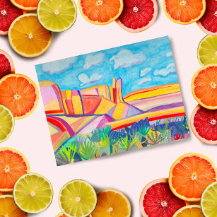 New Mexico Kitchen Mesa Landschaft Art Postkarte