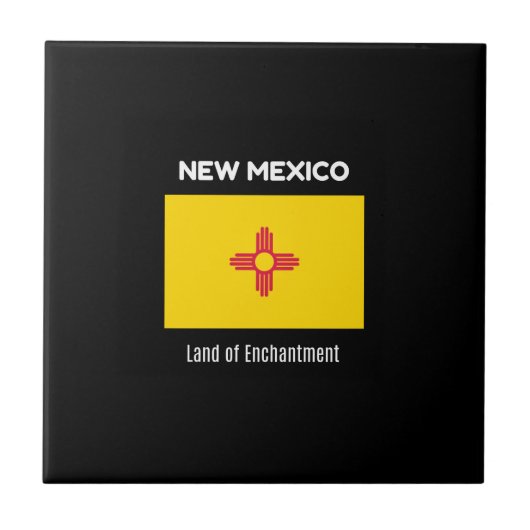 New Mexico, Land der Verzauberung Fliese (Vorderseite)