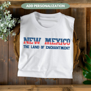 New Mexico Land of Enchantment State Benutzerdefin T-Shirt