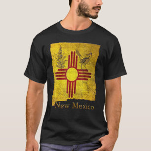New Mexico Land Verzauberung Roadrunner Yucca SA T-Shirt