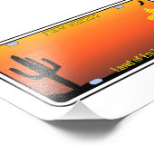 New Mexico License Plate Fotodruck (Ecke)