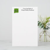 New Mexico Map Kontur Foto Text Briefpapier (Stehend Vorderseite)