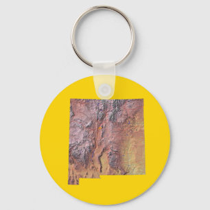 New Mexico Map Schlüsselanhänger