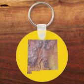 New Mexico Map Schlüsselanhänger (Vorderseite)
