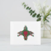New Mexico Merry Christmas Einladungspostkarte (Stehend Vorderseite)