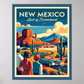 New Mexico Mitte des Jahrhunderts Poster (Vorne)