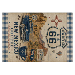New Mexico Mother Road Coffee Küche Schneidebrett