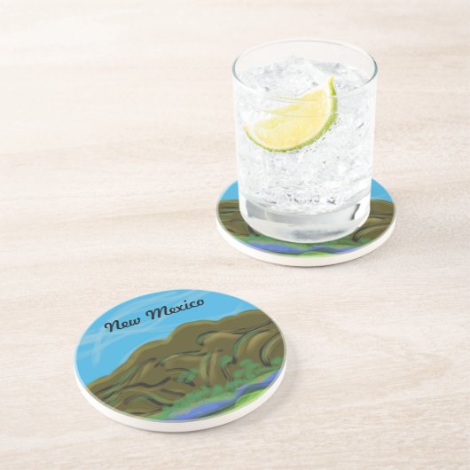 New Mexico Mountain Untersetzer (Seite)